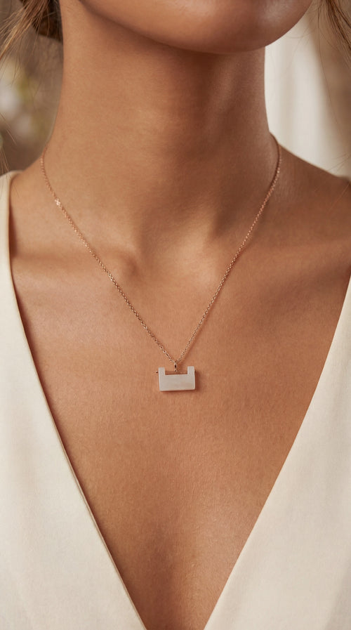 White Jade in Padlock form