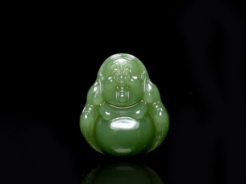 Colgante de Buda de Jade Verde