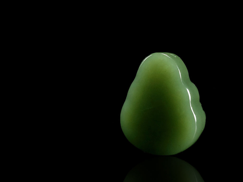 Green Jade Buddha Pendant