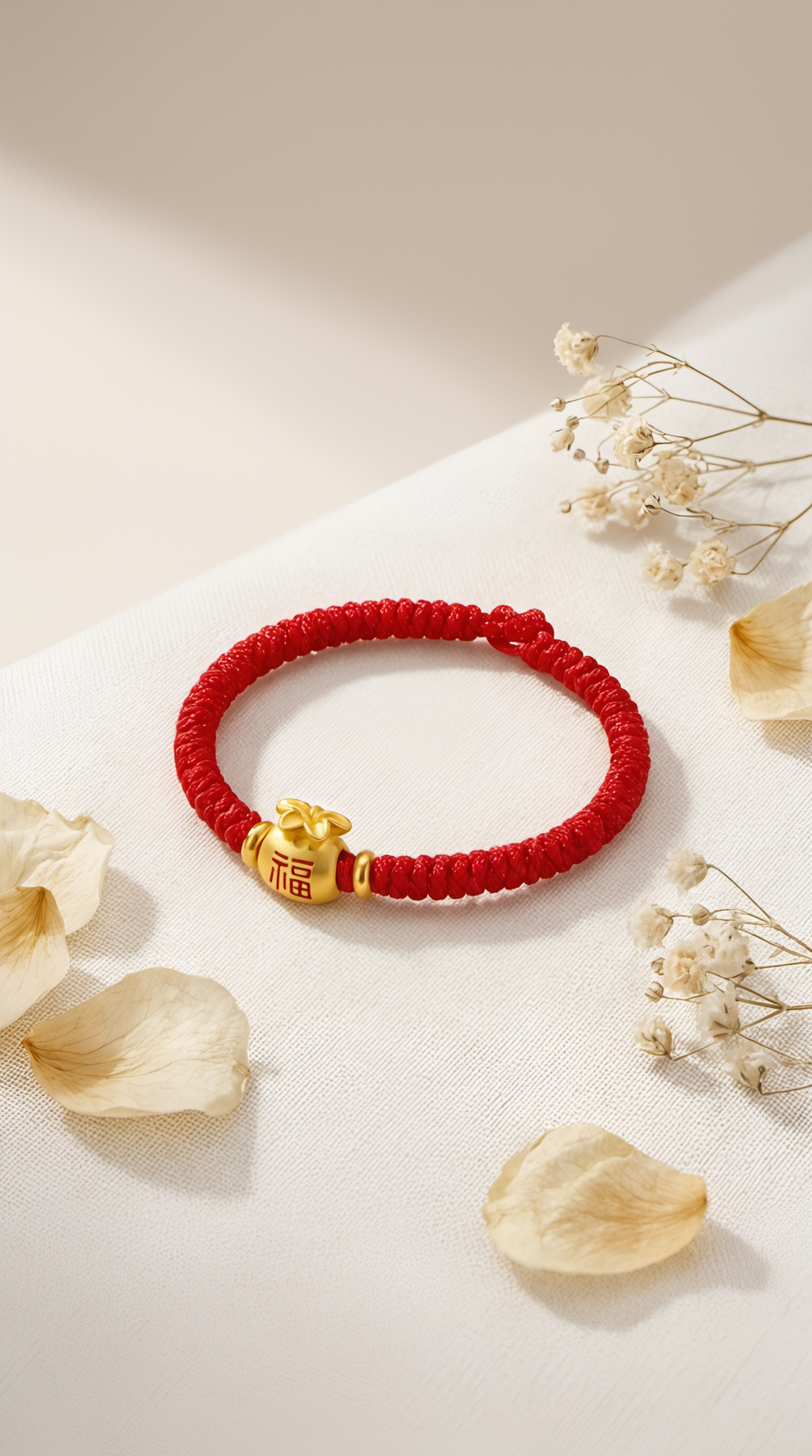 Lucky bag red string bracelet gift presentation