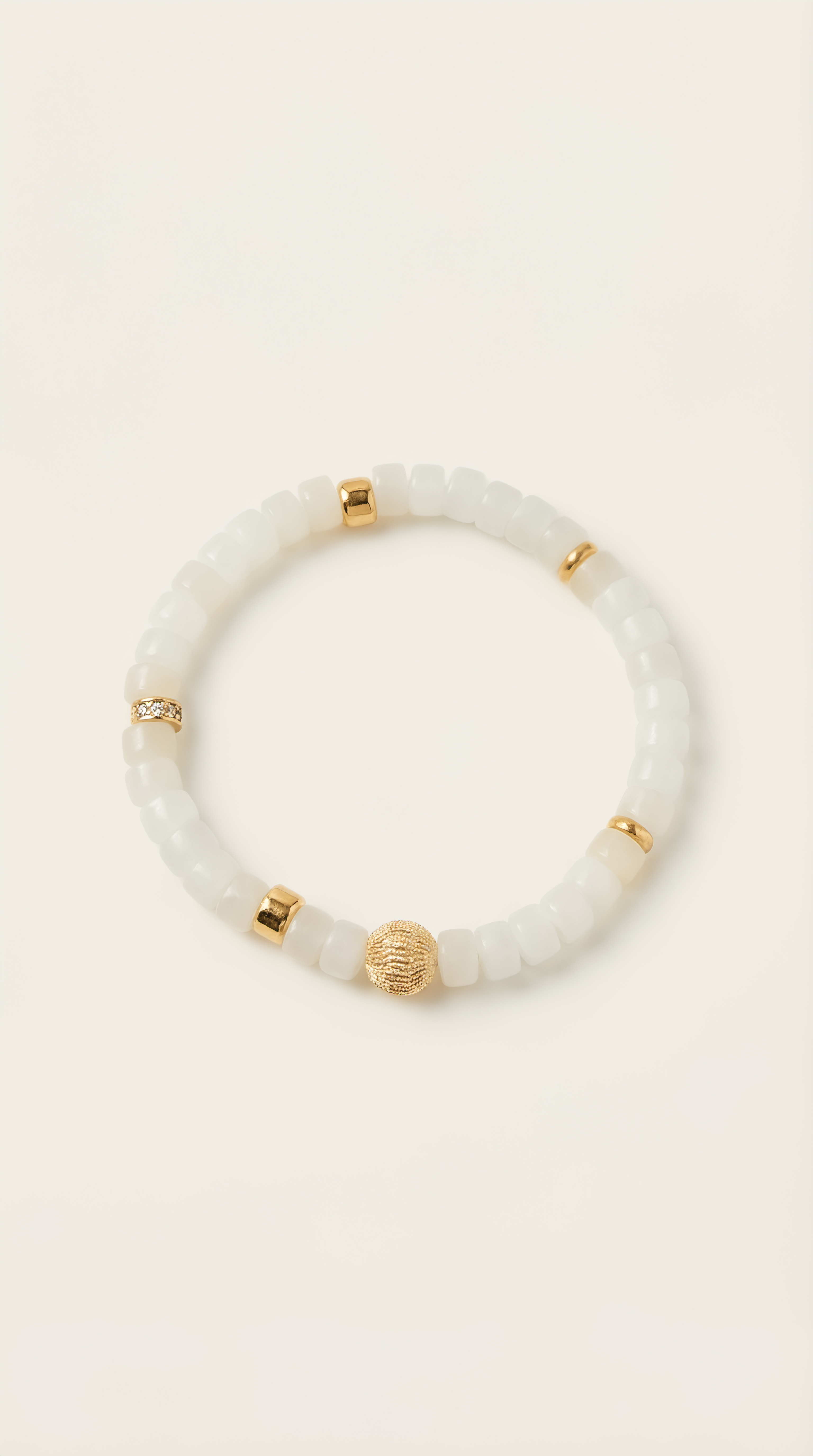 White jade bracelet by Wendy Jewellery